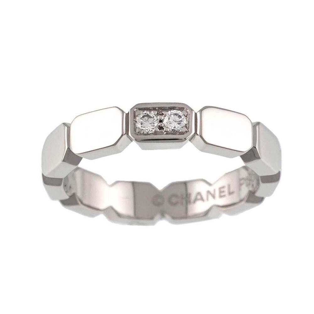 CHANEL Silver Diamond Ring #48 - Picture 2 of 8